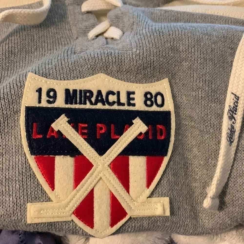 Vintage T. Dalton USA ‘80 Lake Placid hockey cotton V neck jersey unisex sweater
